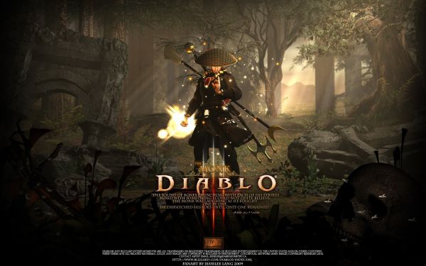 jocuri video, Diablo, Diablo III, miezul nopţii, întuneric, jocuri