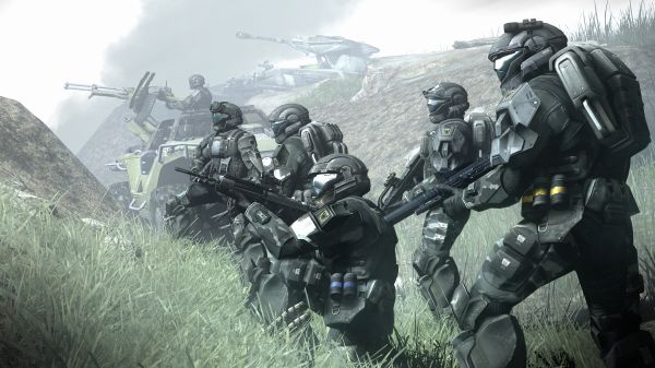 videospill,Halo,futuristiske rustn,assault rifle,ODST,maskinpistol