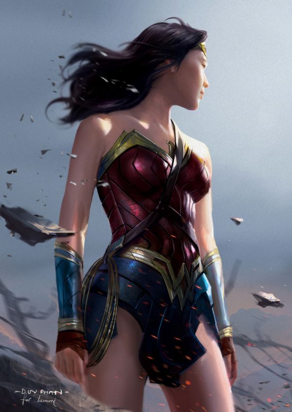 Magia,Fantasy art,Wonder Woman