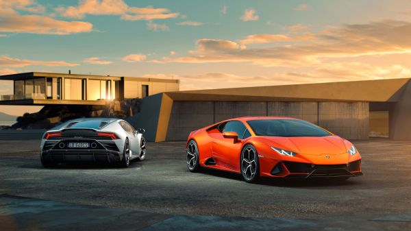 autó,jármű,supercars,Lamborghini Huracan,Napkelte