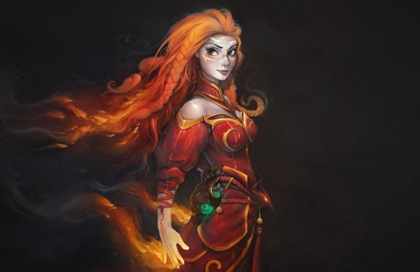 Dota 2,Lina,Lina Inverse,1998x1296 px