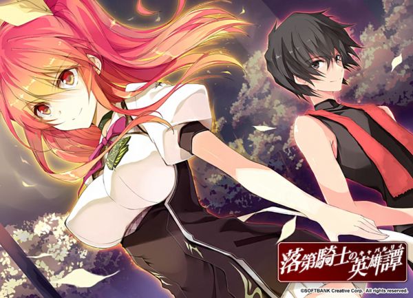 ilustrare, anime, desen animat, Rakudai Kishi nr Cavalerie, Stella Vermillion, Ikki Kurogane