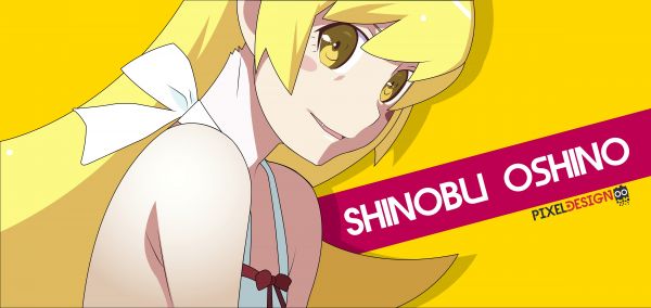 anime dievčatá,Monogatari Series,Oshino Shinobu,9500x4504 px