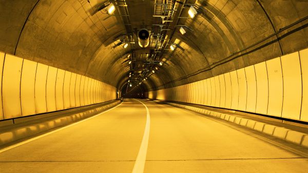 stad,architectuur,symmetrie,nacht,geel,tunnel