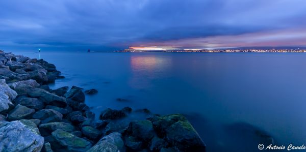 Himmel,Brücke,blau,Irland,Meer,Dublin