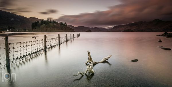 zonlicht, bomen, landschap, bergen, zonsondergang, zee