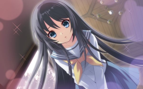 anime,bruneta,umelecké diela,flyable Heart,Shirasagi Mayur,dievča