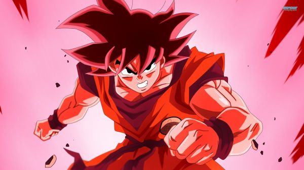 anime,Dragon Ball,illustration,red,cartoon,Son Goku