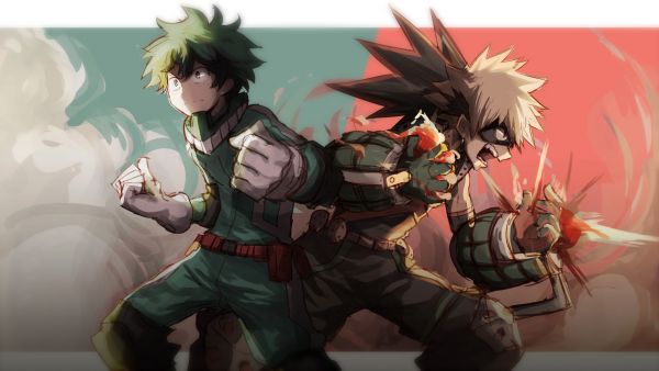 Boku没有英雄学术界, Midoriya Izuku, Bakug Katsuki