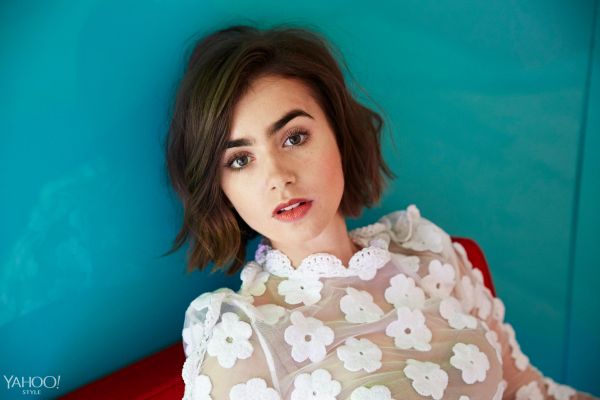 Lily Collins,színésznő,barna,nők,híresség