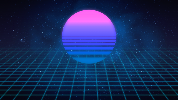 80s,Retro stijl,Retrowave,rooster,smog,Tron