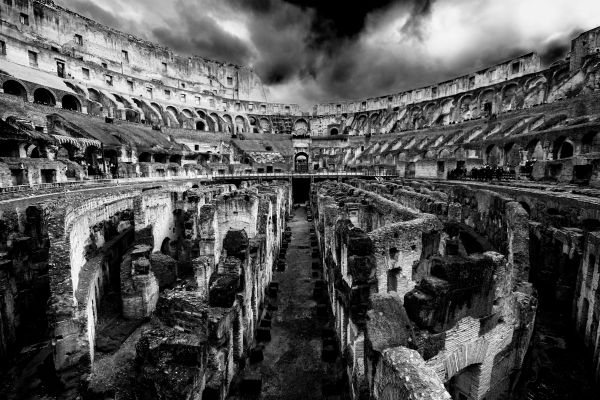 réflexion,ciel,Monochrome,bâtiment,histoire,Rome