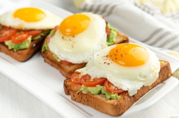 Lebensmittel,Tomaten,Nahansicht,Eier,Brot