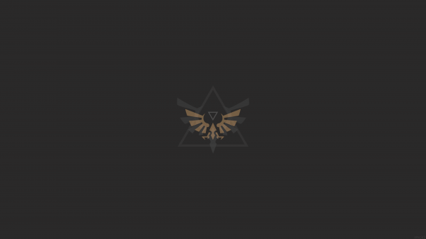 Zelda,The Legend of Zelda,arta digitala,Triforce,minimalismul,fundal simplu