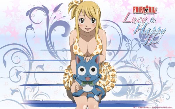 ilustrasi,anime,gambar kartun,fairy Tail,gambar,berambut pirang