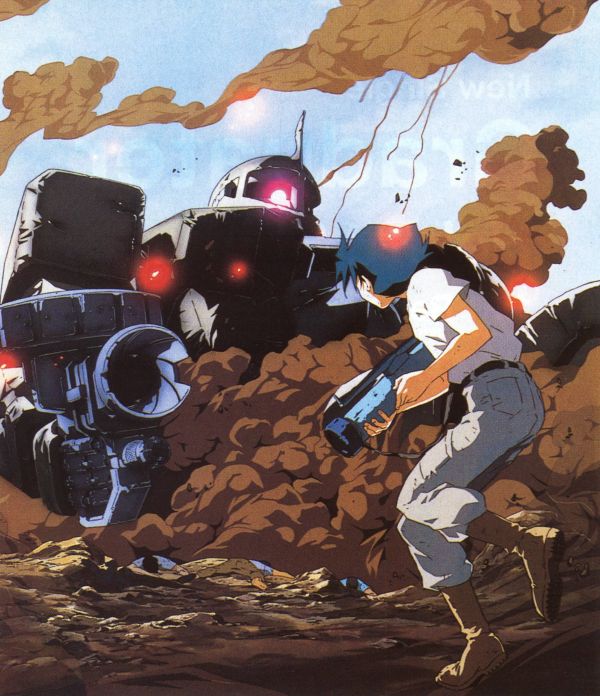 anime,Mobile Suit Gundam La 08a MS team,immagine dello schermo,illustrazione,i fumetti,ARTE