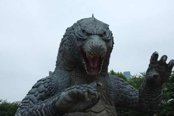 dragon, sculpture, Tokyo, Godzilla, fujifilm, midtown