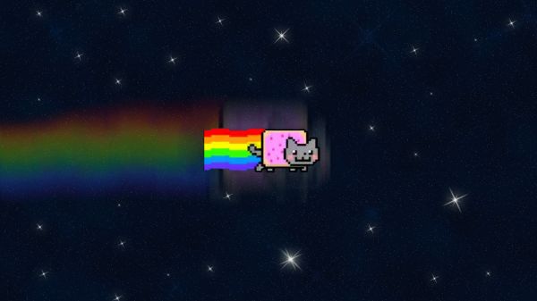 nuit,espace,ciel,atmosphère,Nyan Cat,astronomie