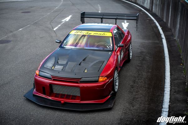 Nissan Skyline R32,Voitures de course,pistes de course,Voitures japonaises,Japon,Voitures rouges