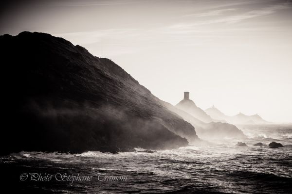 paysage, Monochrome, mer, méditerranéen, eau, Roche