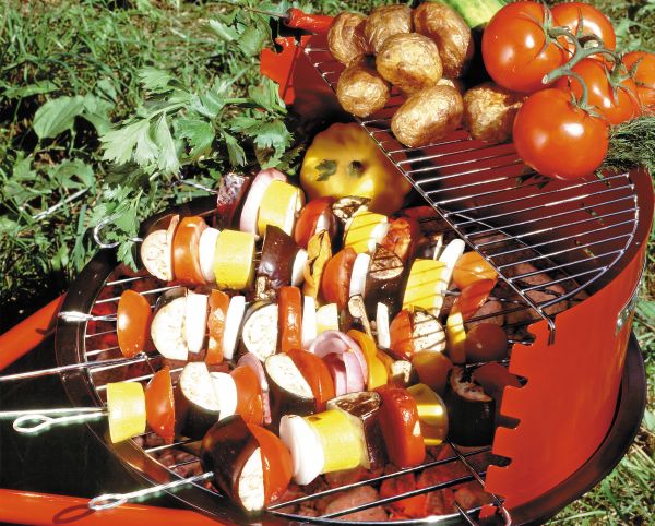 barbecue,grill,meat,heat,vegetables,potatoes