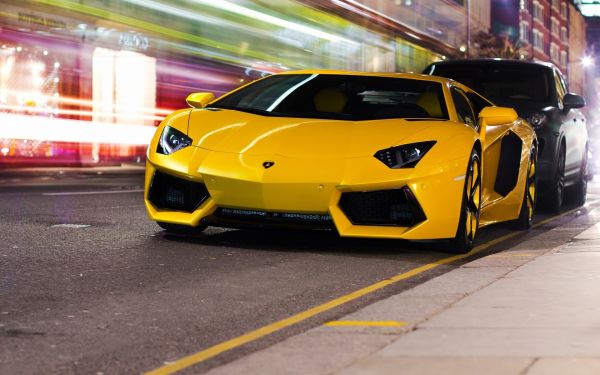 Araba,Araç,Lamborghini,Lamborghini Aventador,Spor araba,hareket bulanıklığı