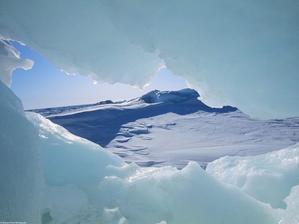 paisaje, nieve, invierno, iceberg, hielo, Ártico