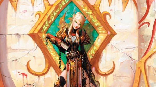 World of Warcraft, Blood Elf, ζωγραφική, εικονογράφηση, anime, ξωτικά