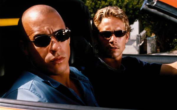 Vin Diesel, Paul Walker, okulary, Szybcy i wściekli, człowiek, urzędnik