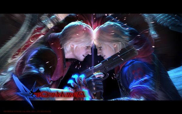 video games, Devil May Cry, guitarist, Devil May Cry 4, Dante, anime