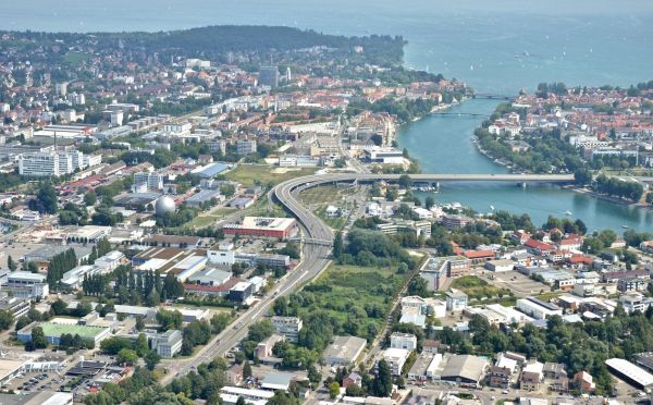 1741x1080 px,vista aérea,Konstanz,lago,Lago de Constanza