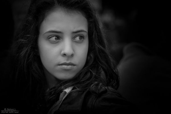 rue,caméra,rouge,portrait,ciel,Bw