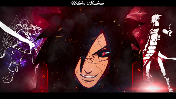 ilustracja,Anime,Uchiha Madara,Uzumaki Naruto,Uchiha Sasuke,Gaara