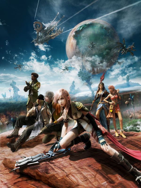 Final Fantasy XIII,Sazh Katzroy,snehové Villiers,claire Farron,Oerba Yun Fang,Hope Estheim