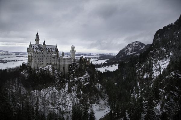 замъка Нойшванщайн,Германия,замък,забележителност,Europa,Бавария