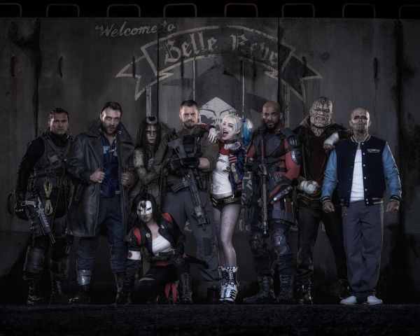 DC Comics,Margot Robbie,2048x1639 px,Läderlappen,Cara Delevingne,Deadshot