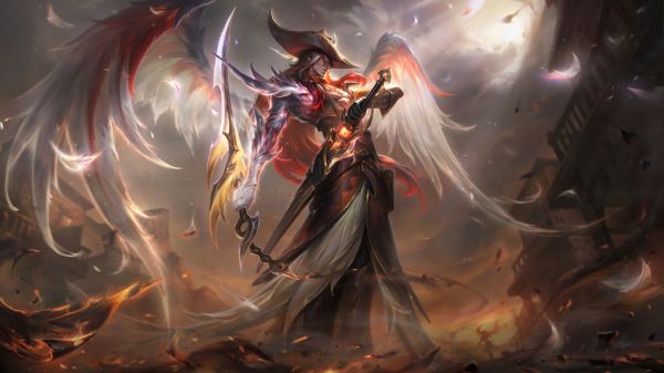 High Noon League of Legends,Yone League of Legends,Prestige Edition League of Legends,Liga dos lendários,arte digital,Riot Jogos