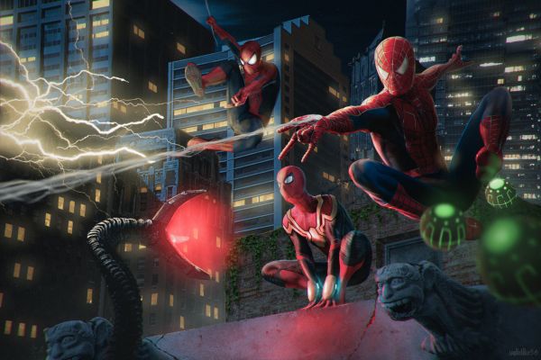 Homem Aranha, ARTE, cg artwork, espaço, entretenimento, tecnologia