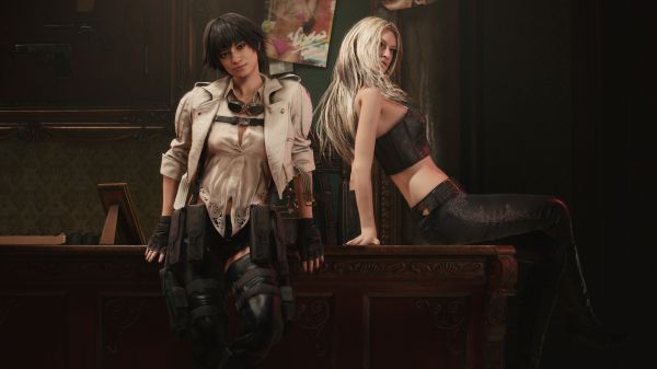 Devil May Cry,devil may cry 5,Trish,Lady Devil May Cry