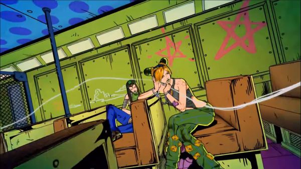 Anime cô gái,chân bắt chéo,Cuộc phiêu lưu kỳ lạ của JoJo,Stone Ocean