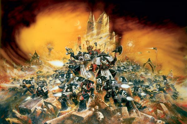 Oldhammer,Warhammer 40 000,Marines espaciais,Adeptus Astartes