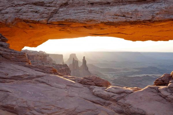 stein,soloppgang,Utah,bue,canyonlandsnationalpark,gløde