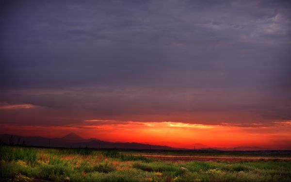 wolken,Ik rende,3840x2400 px,velden,HDR,horizon