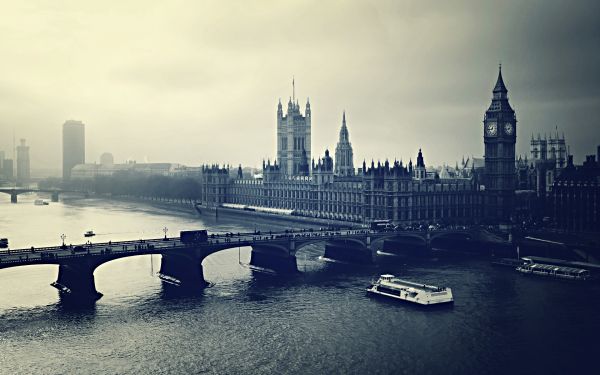 città,paesaggio urbano,notte,Londra,costruzione,riflessione