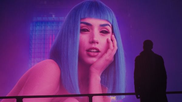 Blade Runner,terä juoksija 2049,1920x1080 px,Ana de Armas,sininen hiukset,Joi