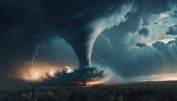 ai art,Chmury,ilustracja,tornado,huragan,Natura