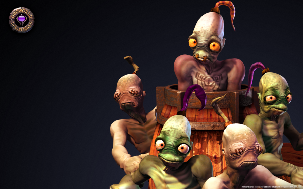 Oddworld Abe's Oddysee,Obcy,Gry wideo,Oddworld