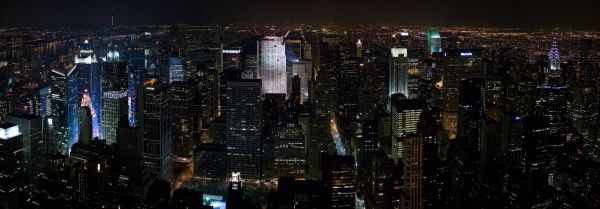 ciudad,Paisaje urbano,noche,horizonte,rascacielos,noche