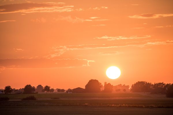 auringonvalo, maisema, auringonlasku, meri, taivas, auringonnousu