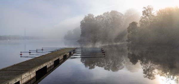 lumière du soleil,paysage,ciel,Lac,eau,réflexion